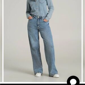 American Tall jeans, perfect blue size 12 or 32 EU, womens xlong tall 37” inseam